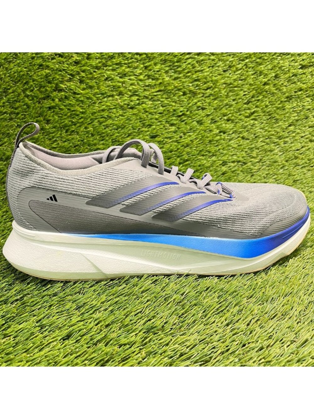 Adidas Jogit Mens Size 13 Gray Blue White Athletic Running Shoes Sneakers
